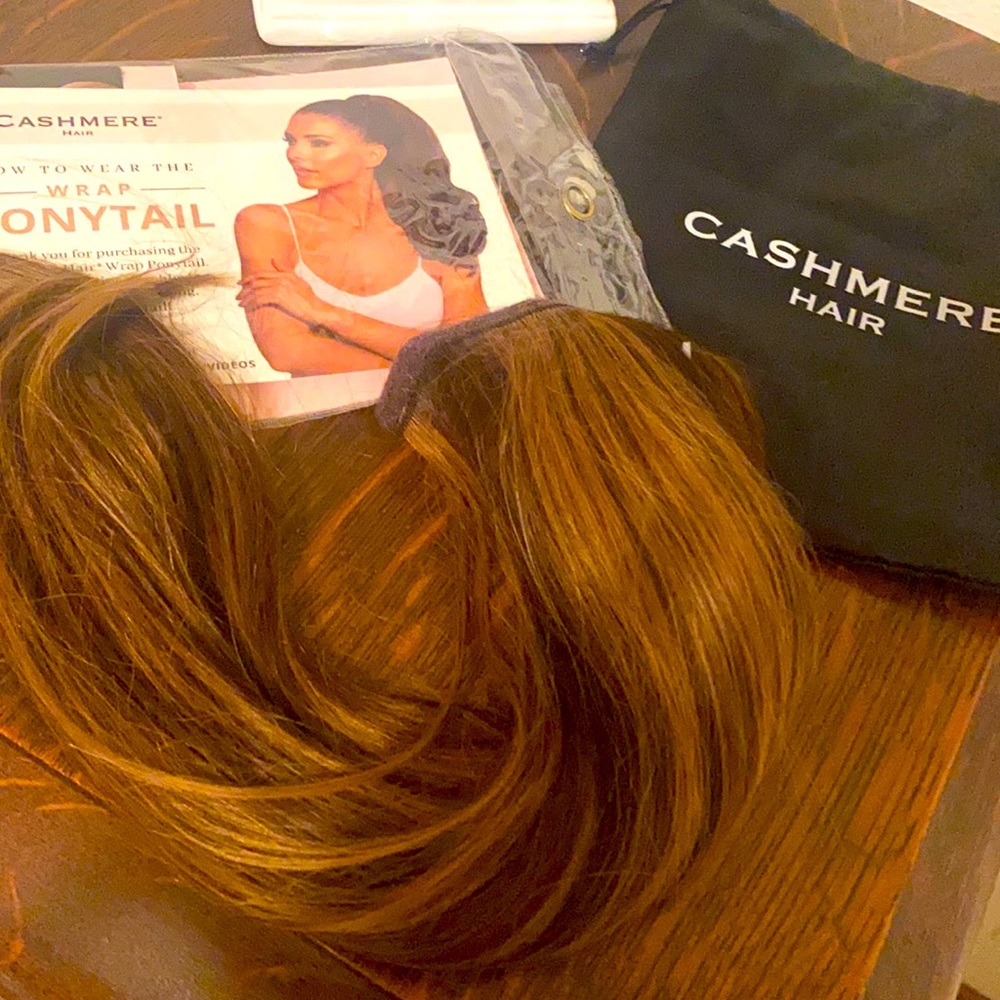 Brand New-wrap ponytail from Cashmere never worn! 16 inches